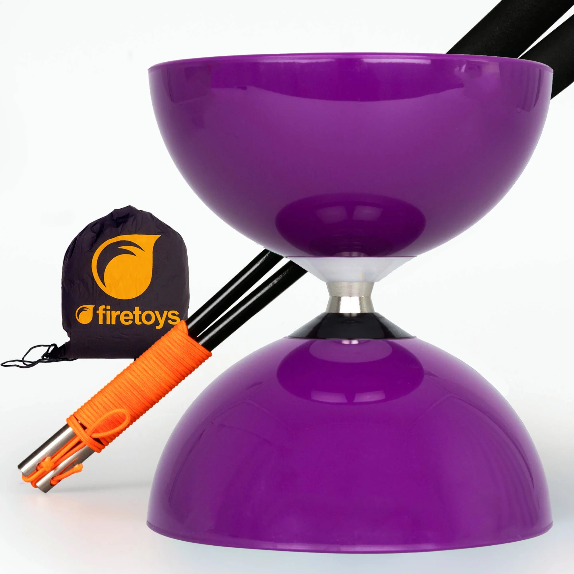 Big Top Bearing Diabolo Set with Status Handsticks & Bag - Image 5