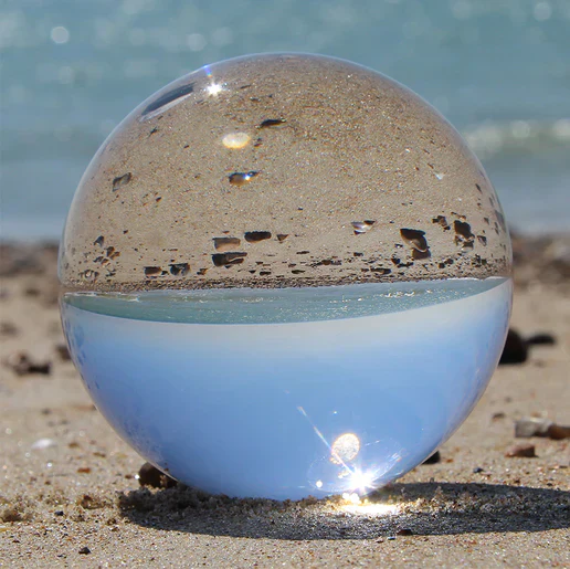 Juggle Dream Crystal Clear Acrylic Contact Ball - Image 2