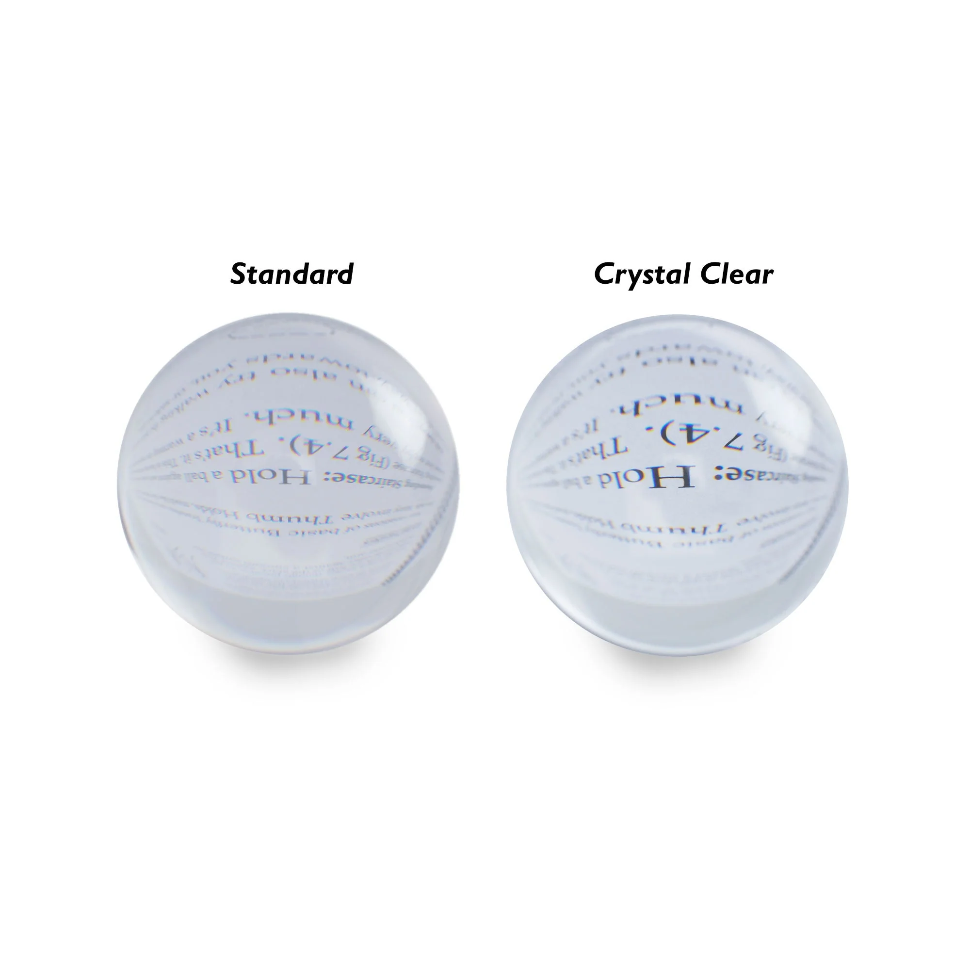 Juggle Dream Crystal Clear Acrylic Contact Ball - Image 8