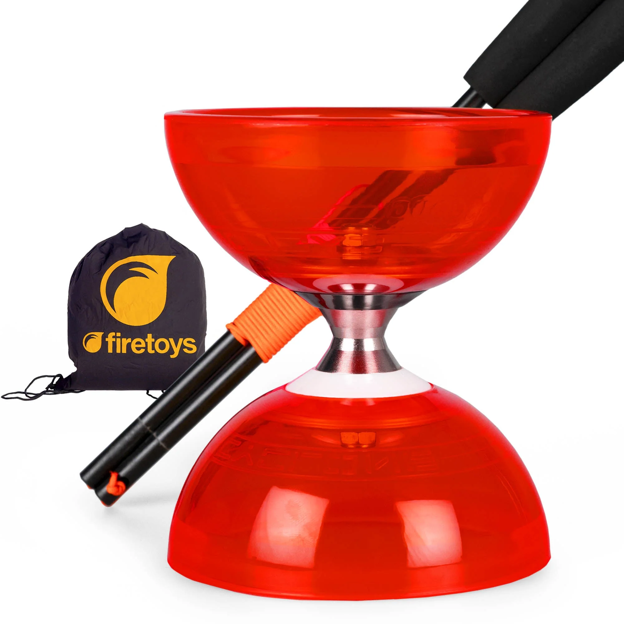 Cyclone Quartz Triple Bearing Diabolo Set with Superglass Handsticks and Bag - Image 24