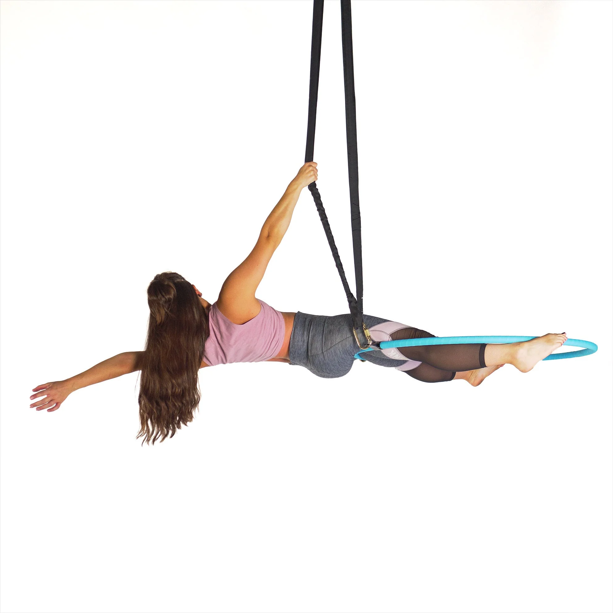 Firetoys 2 Point Aerial Hoop - Pearl Black - Image 11