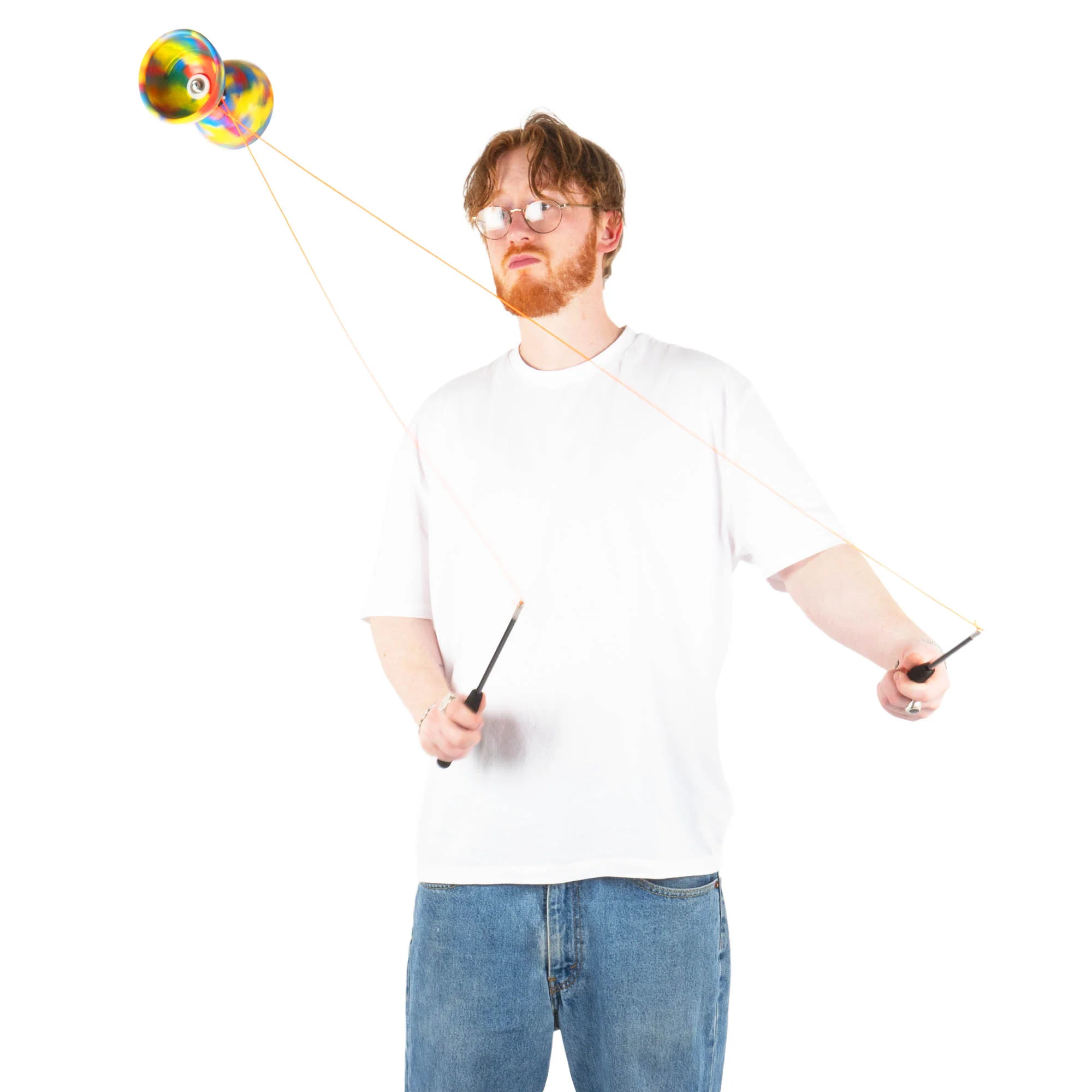 Jester Bearing Diabolo with Superglass Handsticks and Bag - Image 3