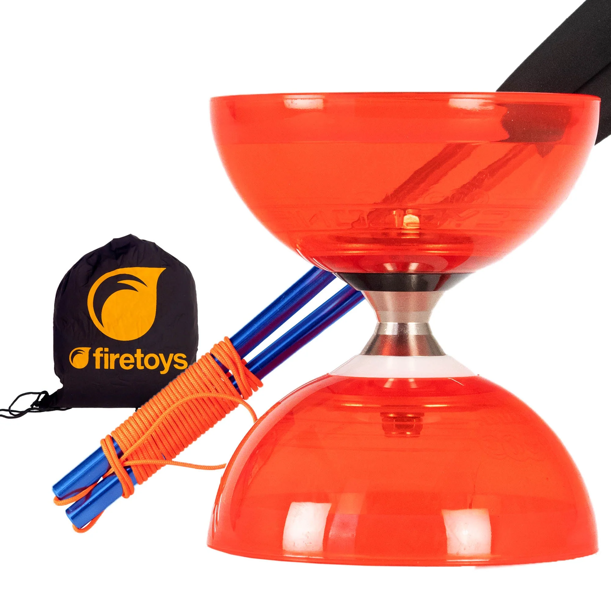 Juggle Dream Cyclone Quartz Triple Bearing Diabolo with Aluminium Handsticks & Bag - Image 14