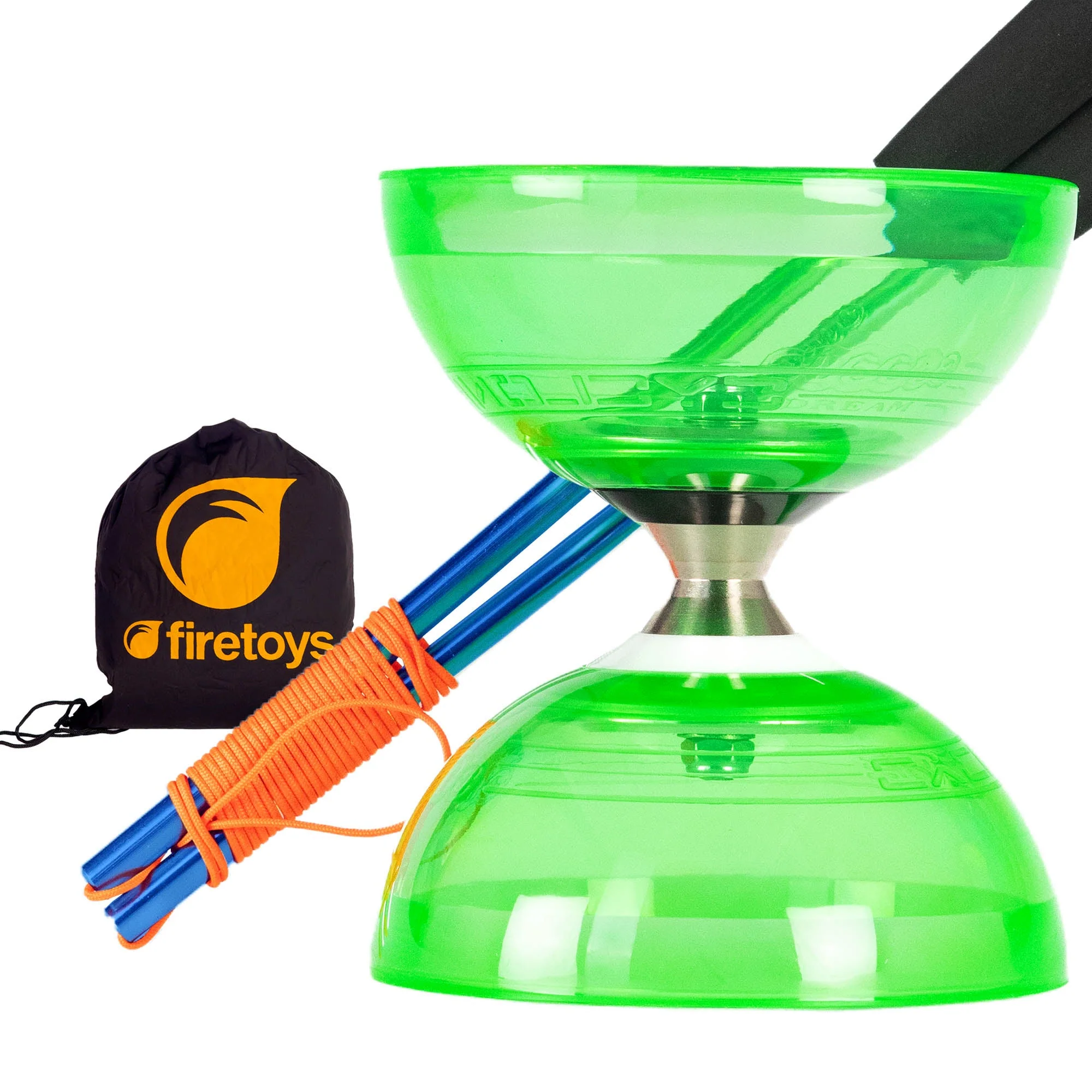 Juggle Dream Cyclone Quartz Triple Bearing Diabolo with Aluminium Handsticks & Bag - Image 5