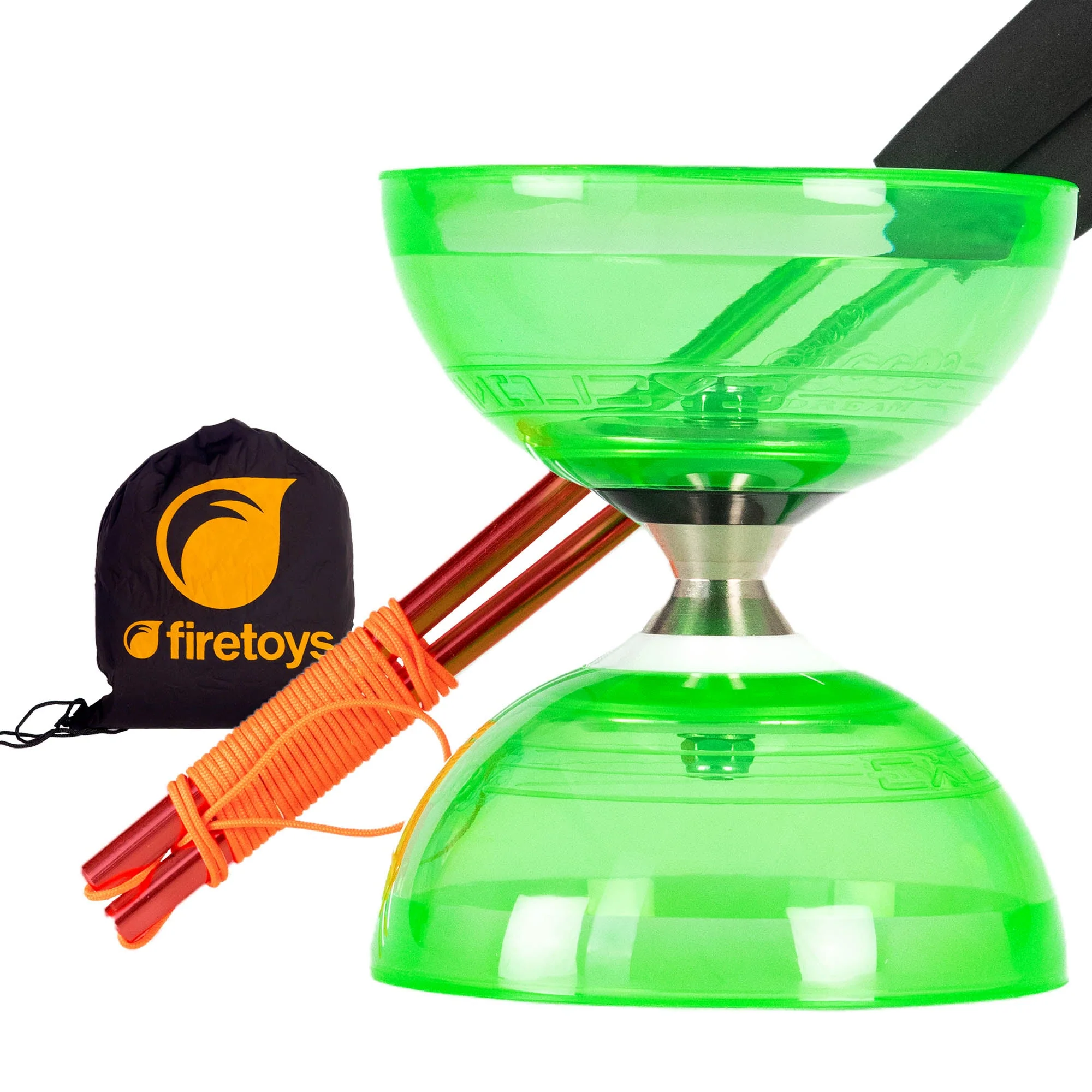 Juggle Dream Cyclone Quartz Triple Bearing Diabolo with Aluminium Handsticks & Bag - Image 6