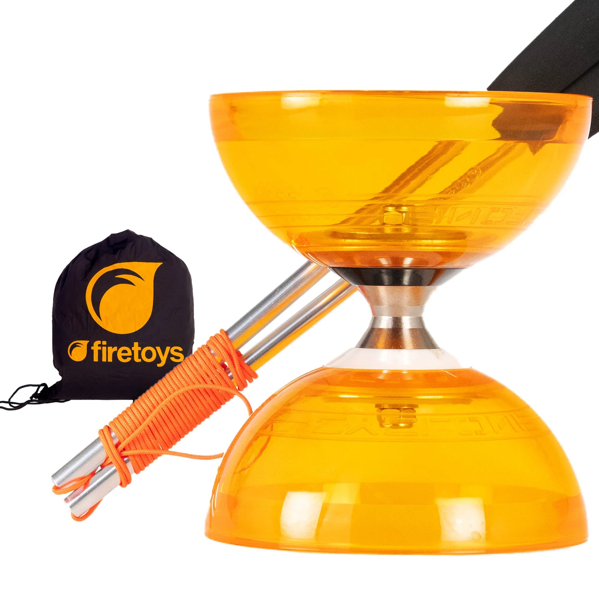 Juggle Dream Cyclone Quartz Triple Bearing Diabolo with Aluminium Handsticks & Bag - Image 7