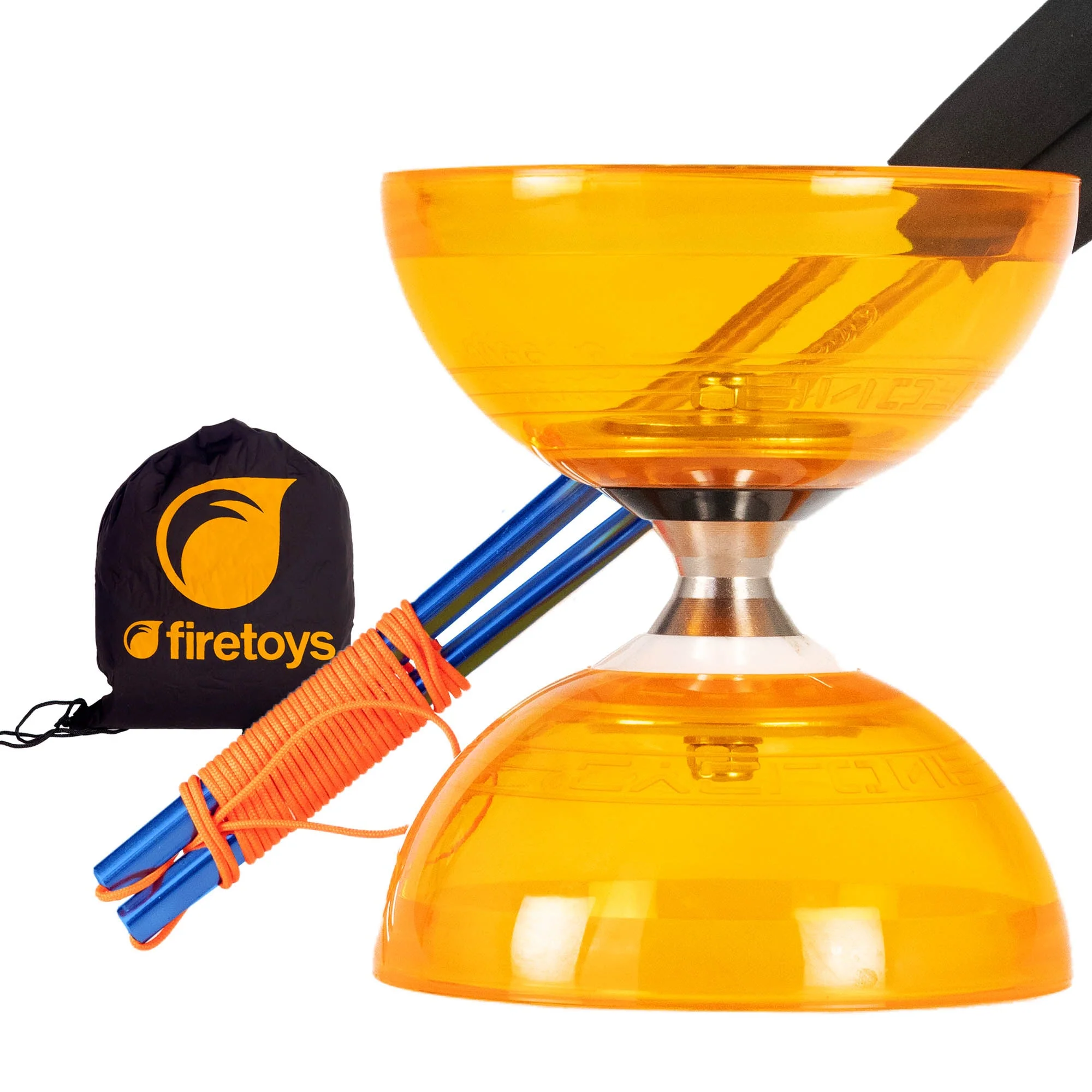 Juggle Dream Cyclone Quartz Triple Bearing Diabolo with Aluminium Handsticks & Bag - Image 8