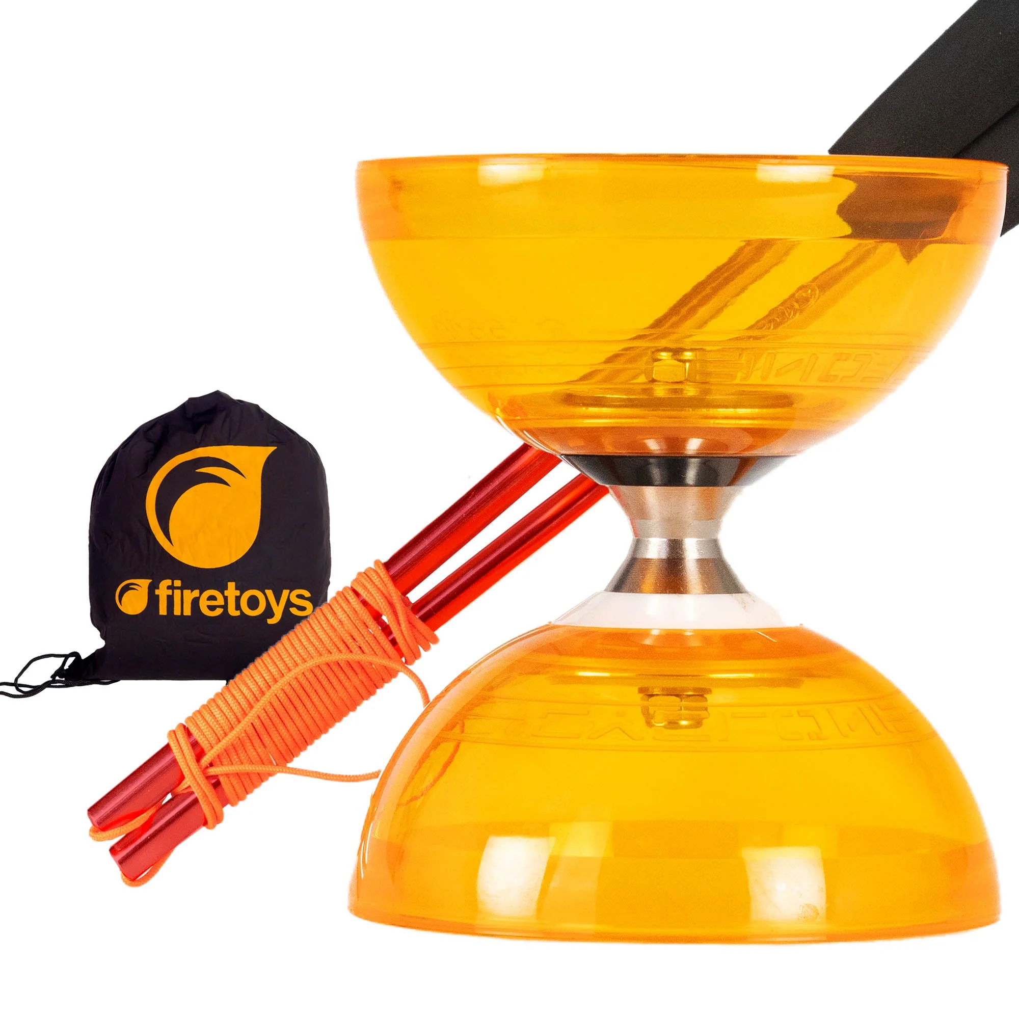 Juggle Dream Cyclone Quartz Triple Bearing Diabolo with Aluminium Handsticks & Bag - Image 9