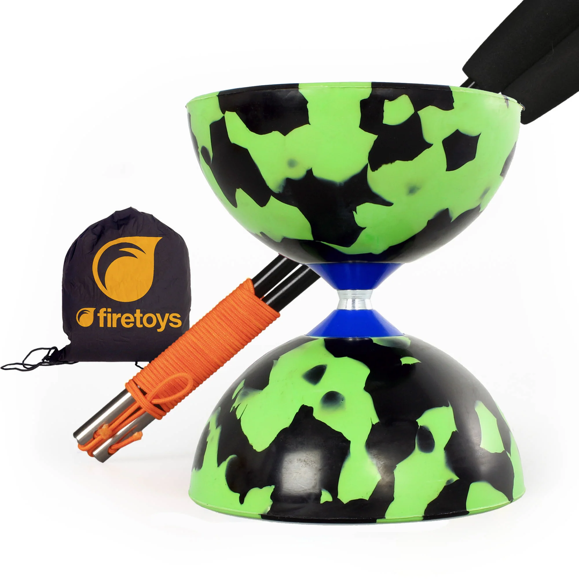 Juggle Dream Jester Diabolo with Status Handsticks and Firetoys Bag - Image 8