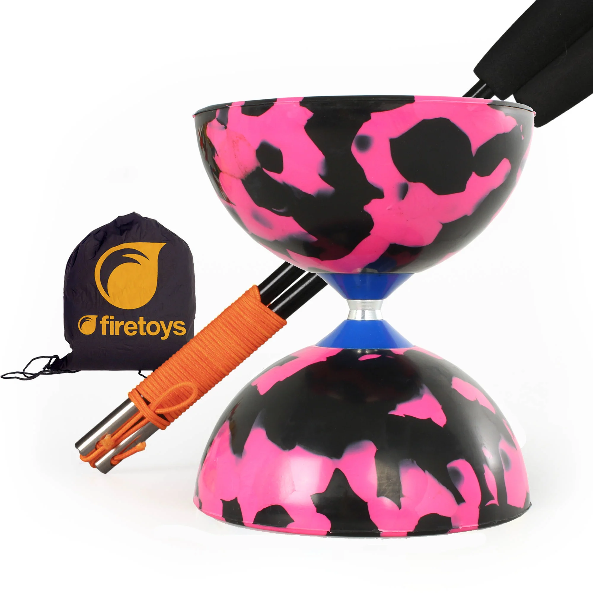 Juggle Dream Jester Diabolo with Status Handsticks and Firetoys Bag - Image 9