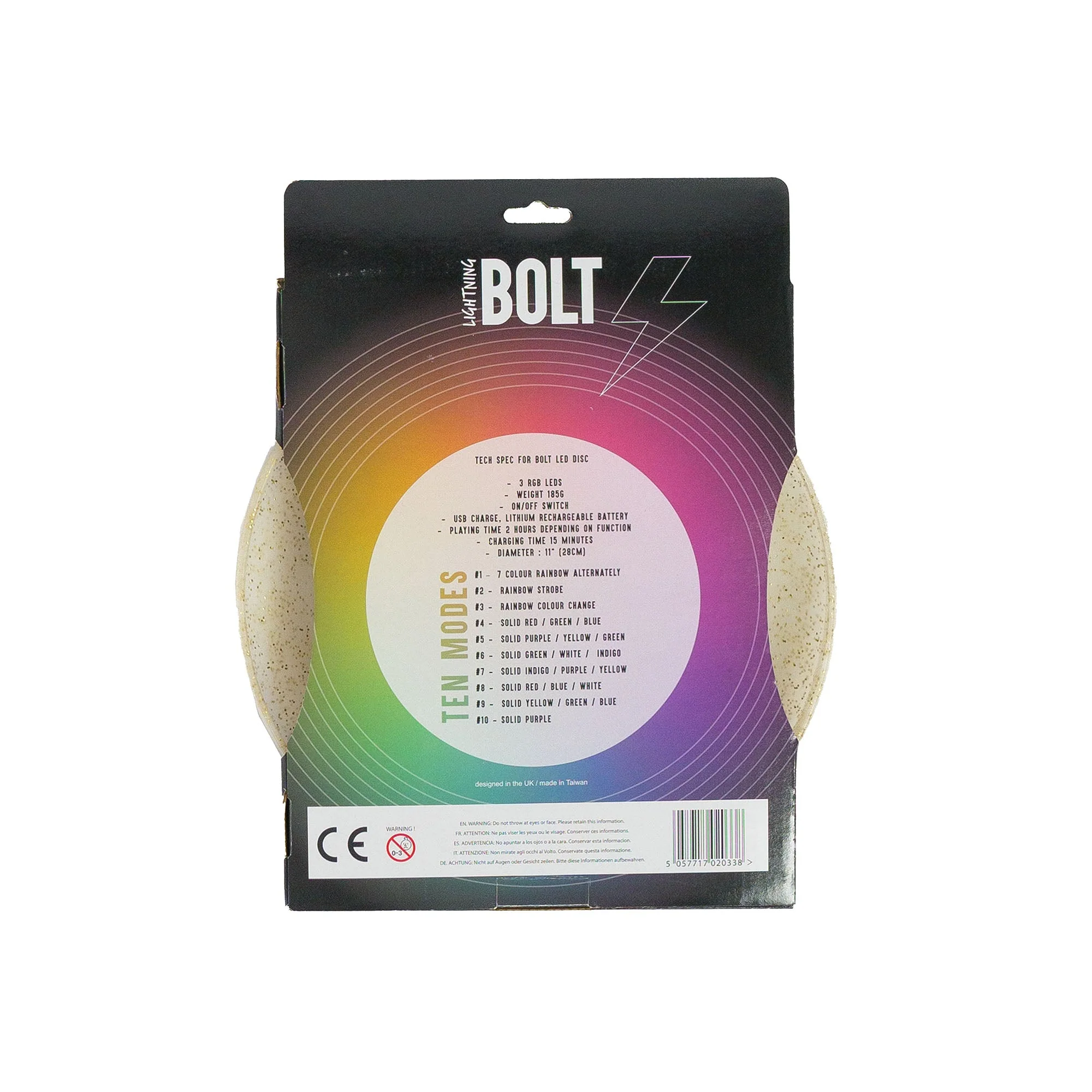 Lightning BOLT - Ultimate LED flying disc - USB Multifunction - Image 9