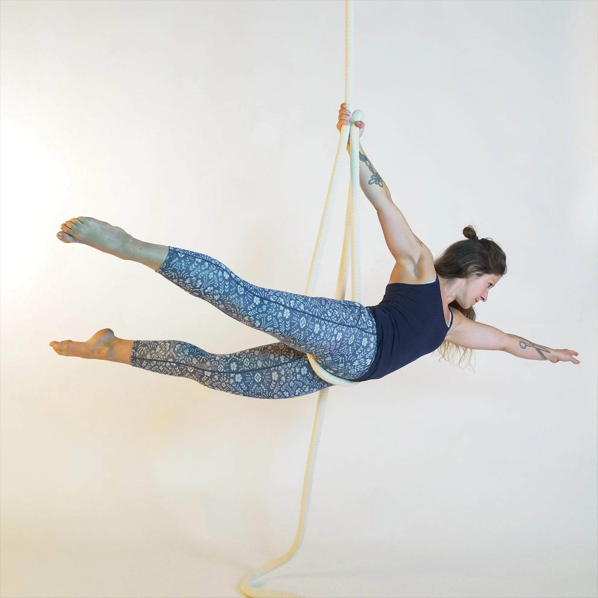 Prodigy Braided Corde Lisse (Aerial Rope) - White - Image 3