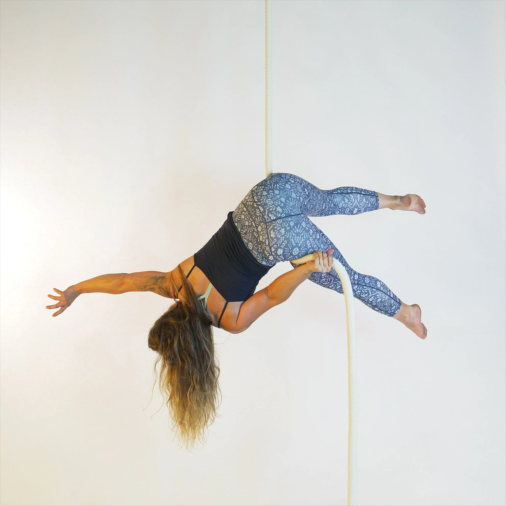 Prodigy Braided Corde Lisse (Aerial Rope) - White - Image 4