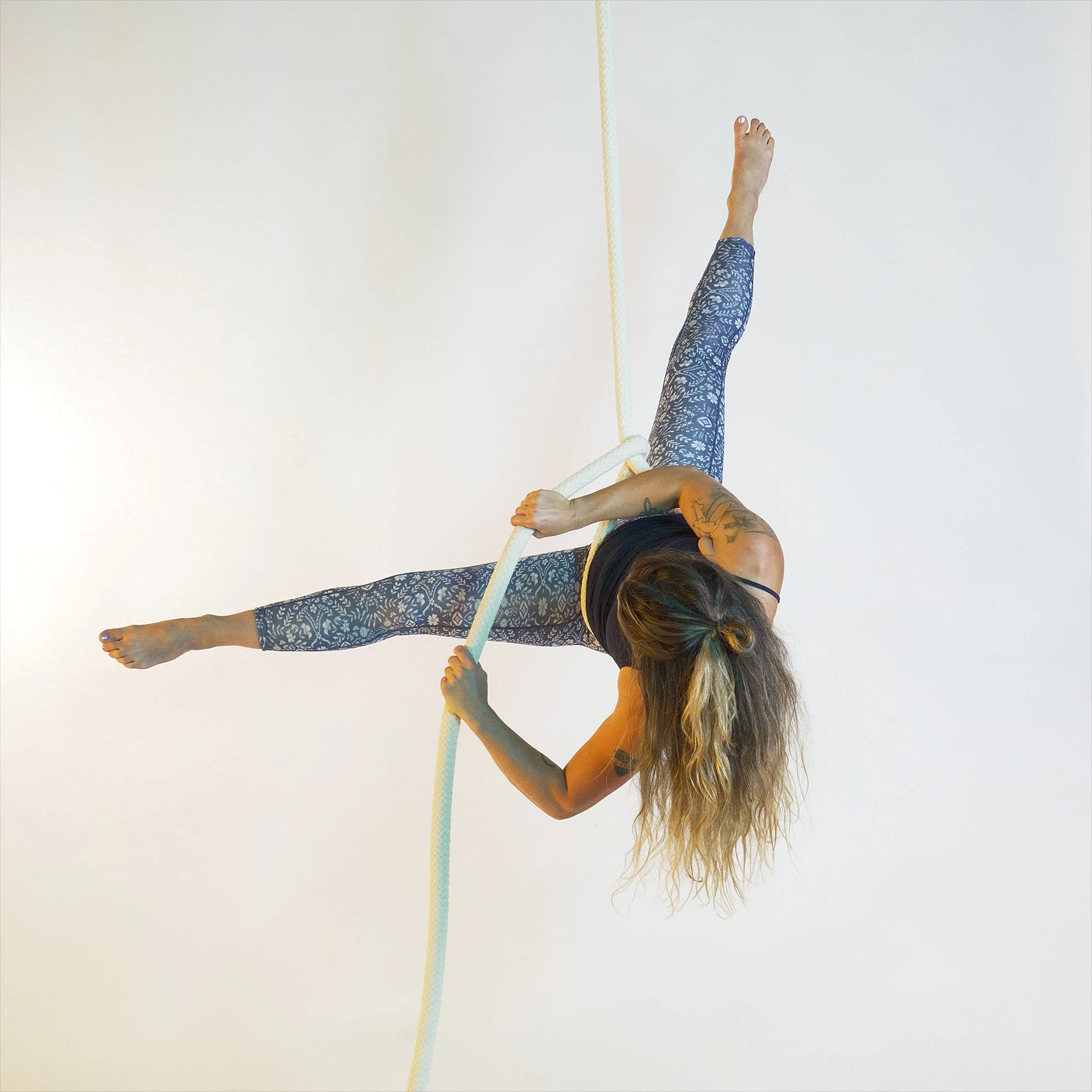 Prodigy Braided Corde Lisse (Aerial Rope) - White - Image 5