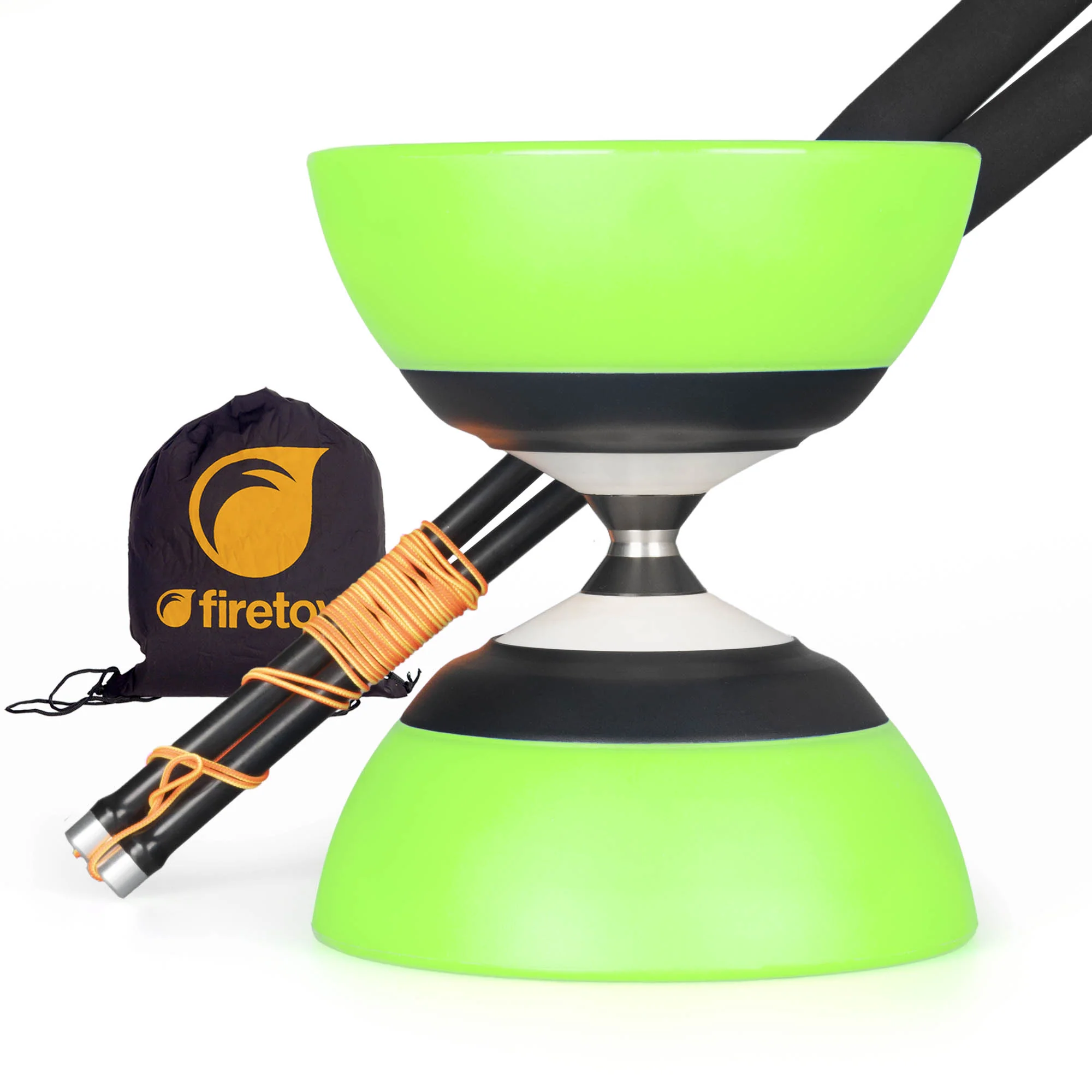 Sundia Evolution (Evo 5) G3 - 5 Bearing Axle Diabolo with Carbon Fibre Handsticks & Firetoys Bag - Image 3